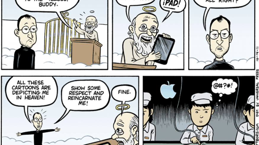 Steve Jobs cartoon