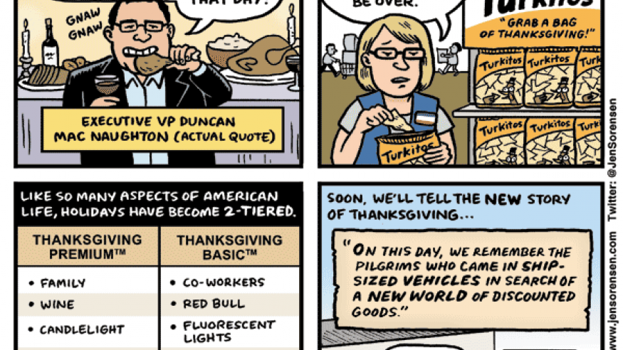 Thanksgiving cartoon